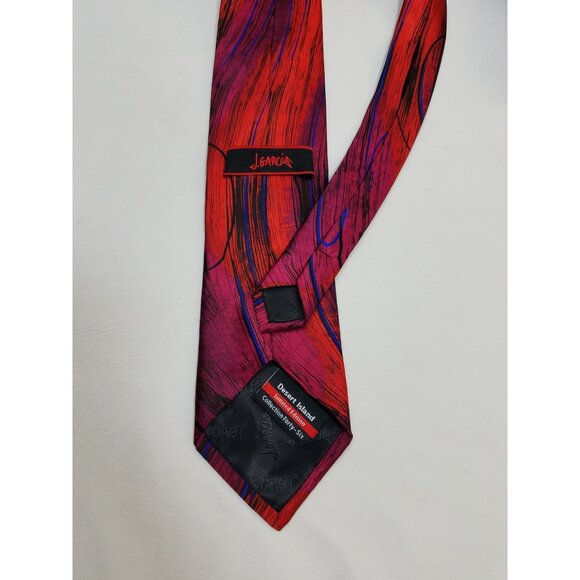 Jerry Garcia Silk Tie Desert Island Limited Edition Collection Forty Six 2008 - Picture 3 of 7